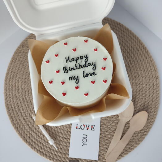 Бенто торт 450г happy birthday my love