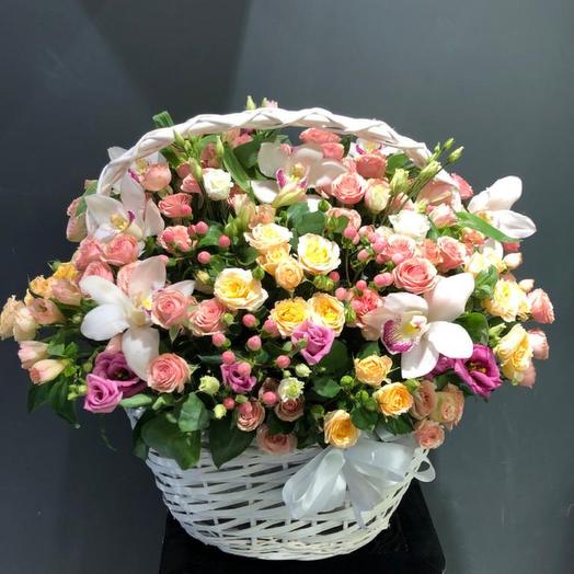 Cesta de flores