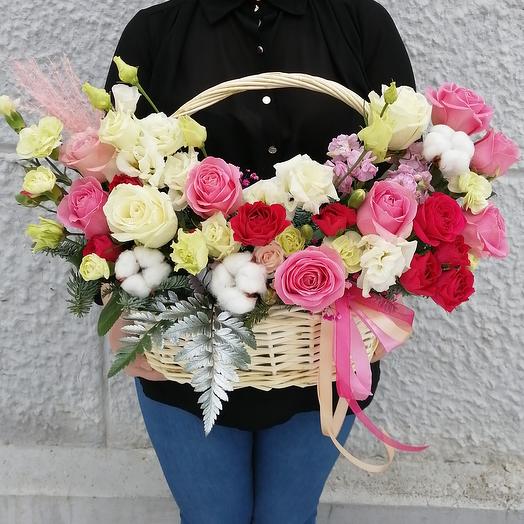 Flowers in the basket