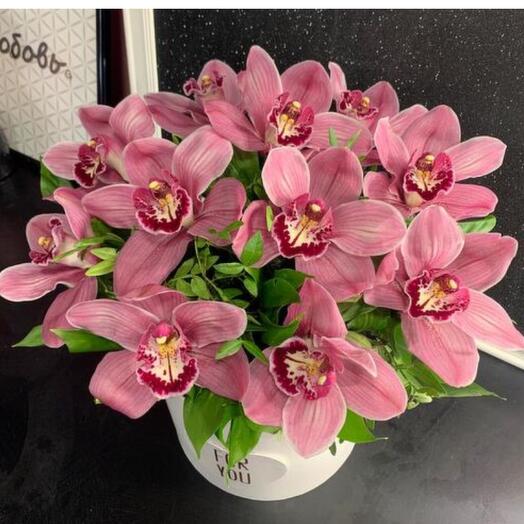 Flores en una Caja " orquídea para la princesa»