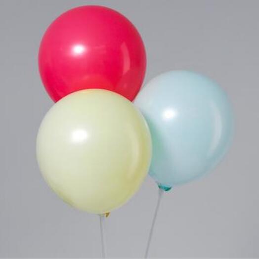 3 mix of balloons