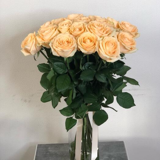 Bouquet of roses Peach Avalange