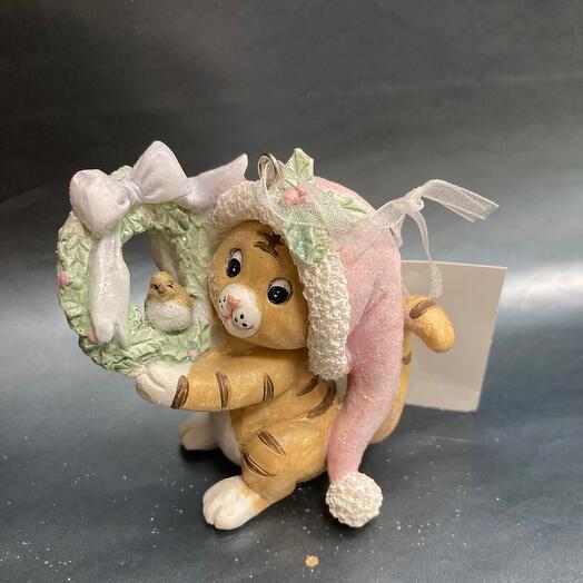 Новогодняя фигурка подвесная-Тигренок