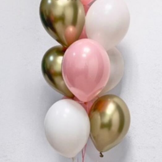 A set of balls "Gentle radiance"