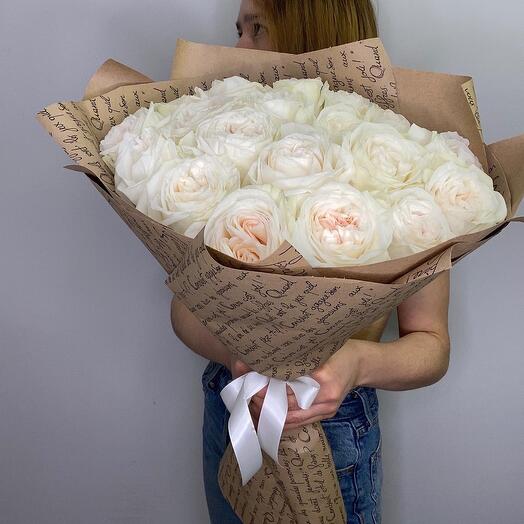 Author's white bouquet