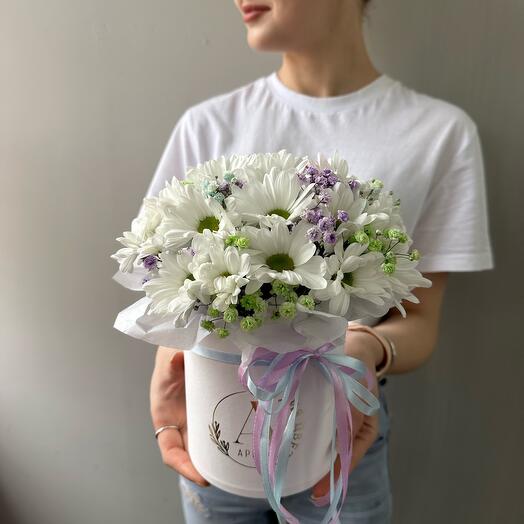 Коробочка з ромашками