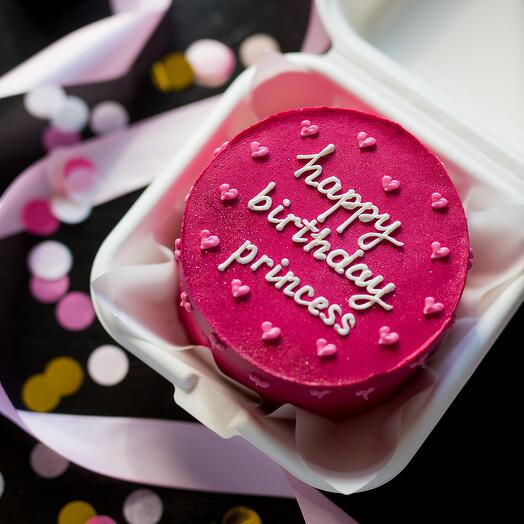 Бенто-торт Happy Birthday, princess, Кондитерские и пекарни в Санкт-Петербурге, купить по цене 1290 RUB, Бенто-торты в Love Cakes с доставкой