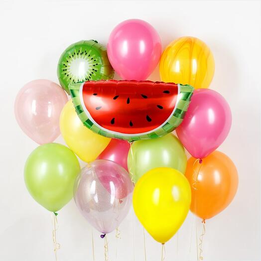 Тематический набор из 13 воздушных шариков Летнее настроение