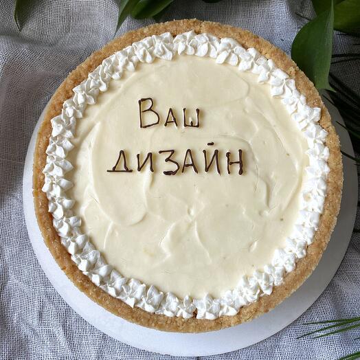 Классической чизкейк «Нью-Йорк» с вашим дизайном