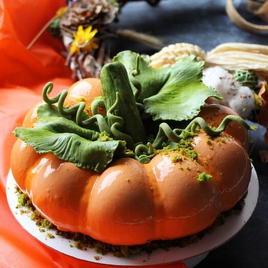 Муссовый торт-тыква праздник