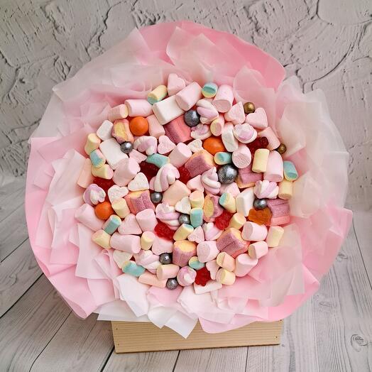 Сладкий букет "Розовое настроение"