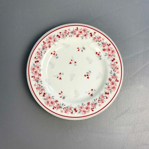 Десертная тарелка Emberly white 15 см
