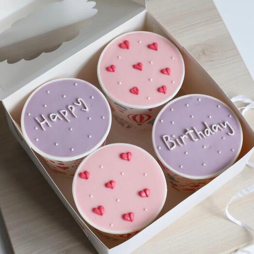 Бенто-торт в стакане / Cake to go