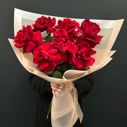 Букет из 7 Французских роз 🌹