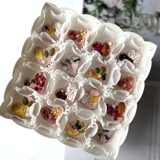 Конфеты ручной работы Сердце 16 шт