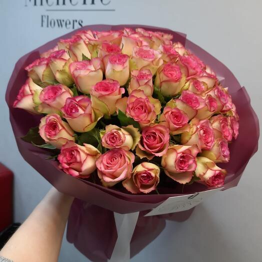 51 Роза розовые