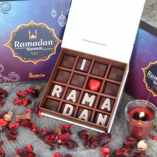 I Love Ramadan Chocolates By Sweecho