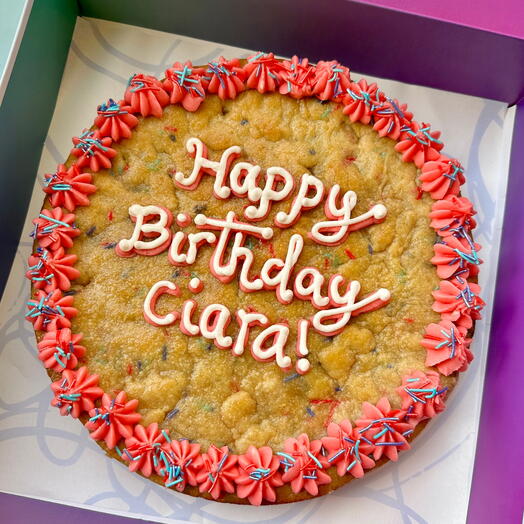 Happy Birthday - Cookie cake