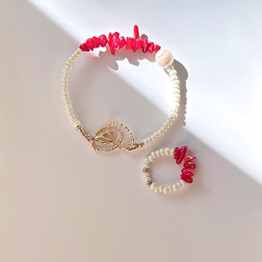 Сет украшений «Коралловый»