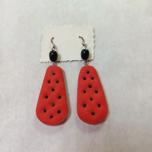 Серьги из полимерной глины