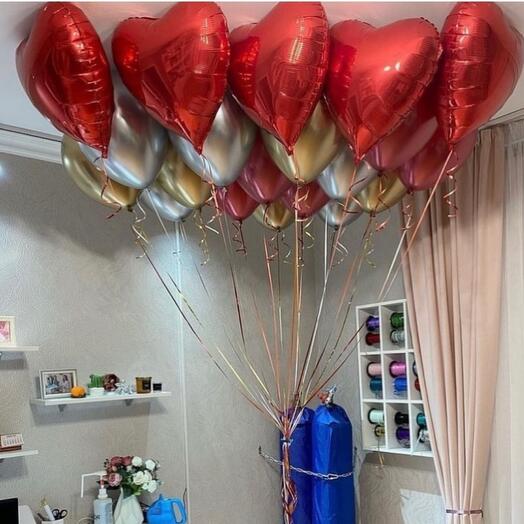 Шары  под  потолок  20 шт