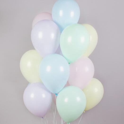 Juego de 11 globos de látex y papel de aluminio