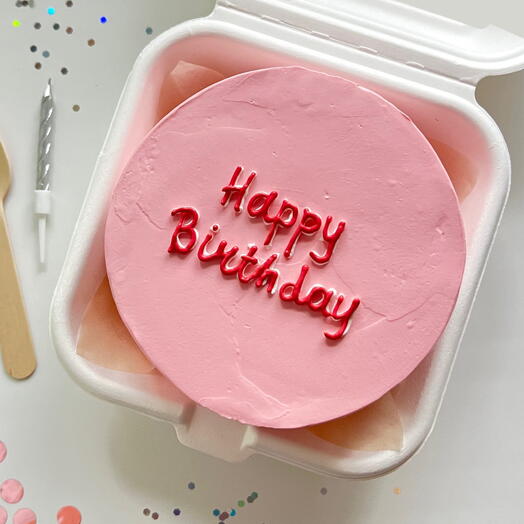 Бенто -  торт «Happy birthday»