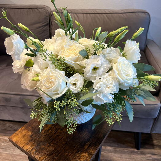 White Flowers Centerpiece