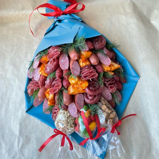 Мужской букет к пенному