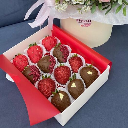 Набор клубники в бельгийском шоколаде 😍