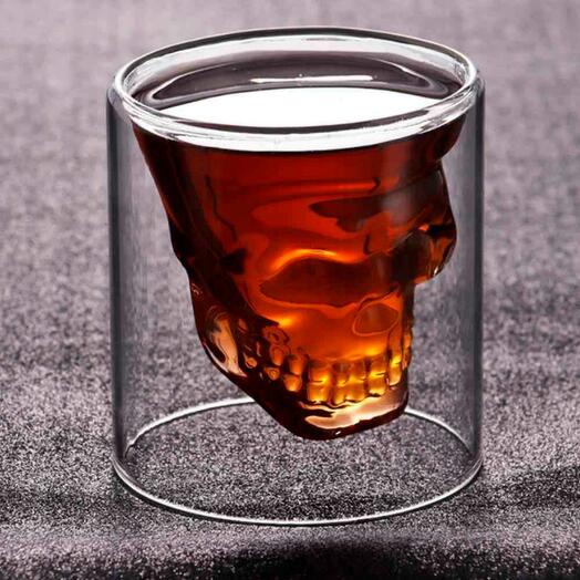 3D glass Skull XL 100 ml