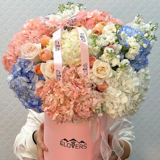 Цветы в коробке