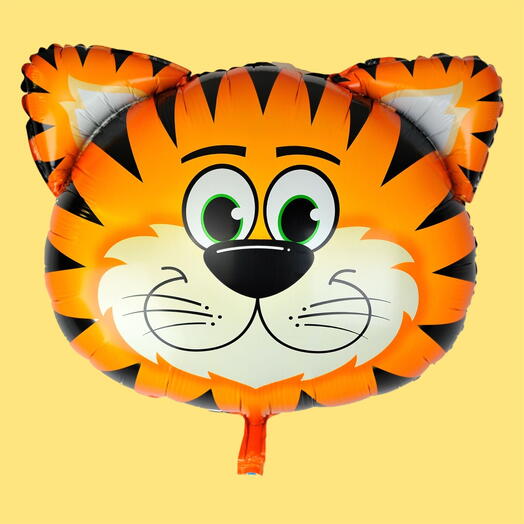 Шар гелий Тигр. Helium foil balloon Tiger