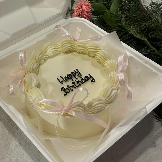 Бенто happy birthdаy с лентами