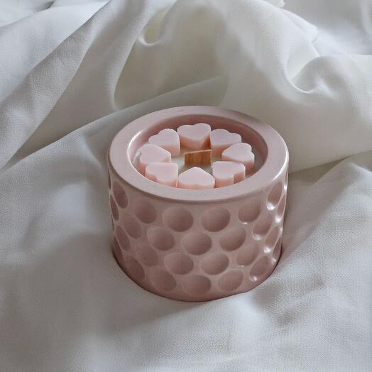 Сливочно-нежные ванны Клеопатры ~ ароматическая свеча ~ бабл