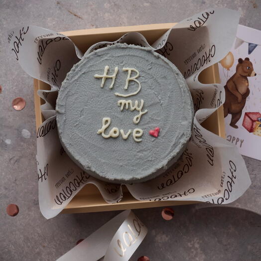 Бенто торт (vegan) HB my love ♥️ для него, для нее на день рождения