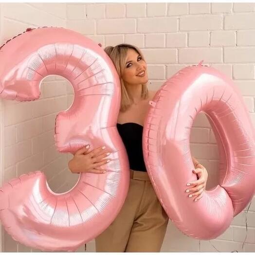 Шары-цифры на 30 лет