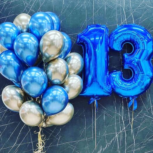 Шары плюс цифры