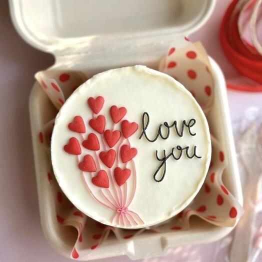 Бенто-торт Сникерс на 14 февраля