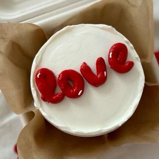 Торт на день всех влюбленых, торт love