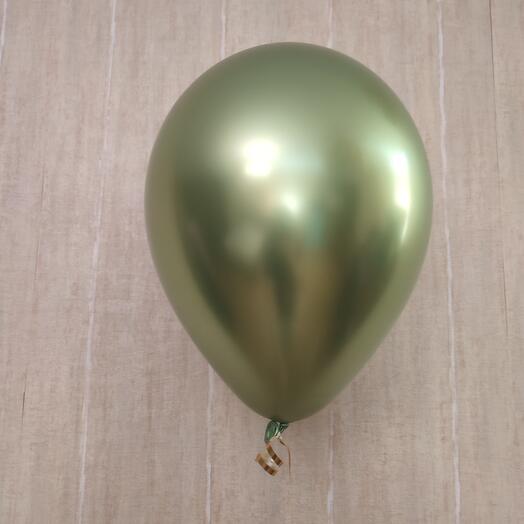 Шар-хром салатовый