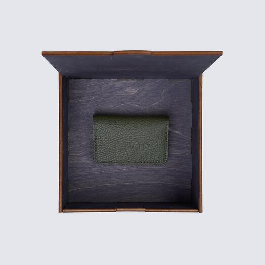 Картхолдер BOOK in olive