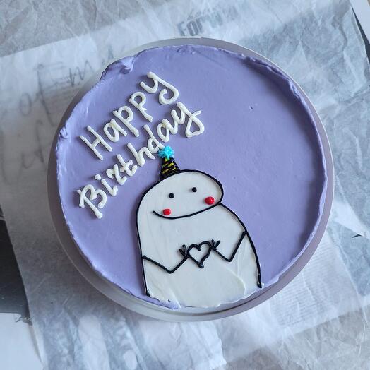 Торт 1500 гр бенто на день рождения " Happy birthday "