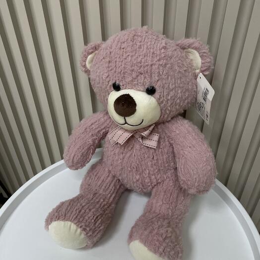 Медведь розовый игрушка