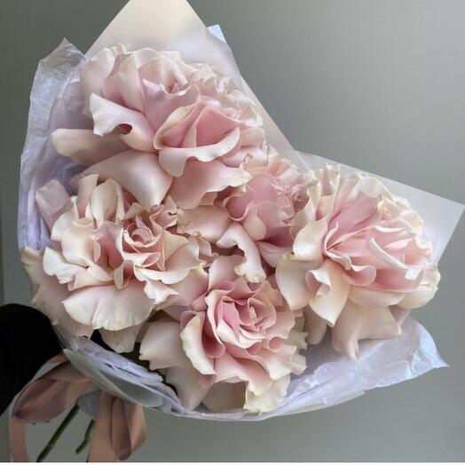Букет французских роз Pink Mondial