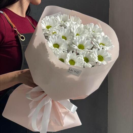 Букет из 3 кустовых хризантем