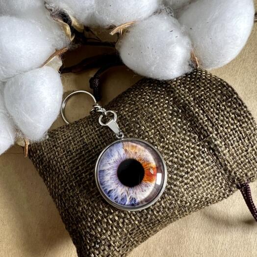 Электронный подарочный сертификат Фото радужки глаза (аксессуар с двойной радужкой)