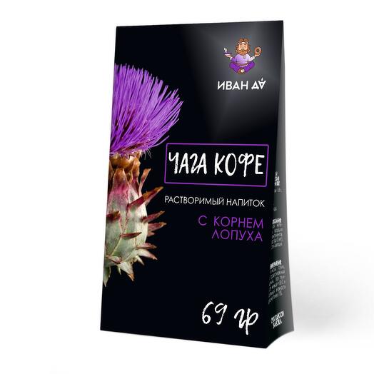 Чага-кофе с корнем лопуха