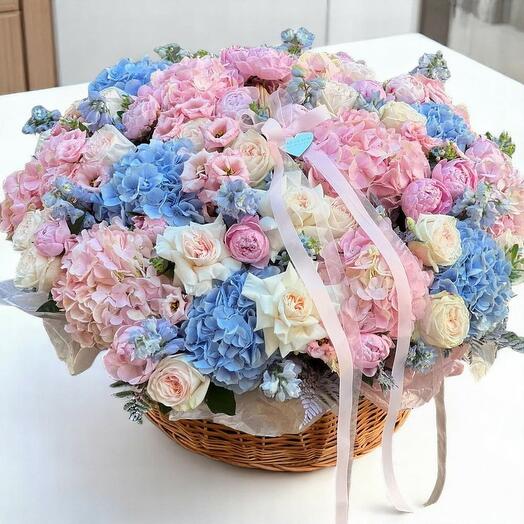 Basket of flowers for her