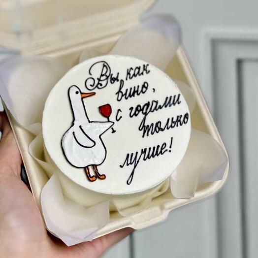 Бенто сникерс "Гусь с вином"